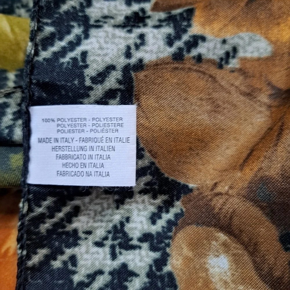 Punpkin Gourd Acorn Plaid Autumn Scarf
